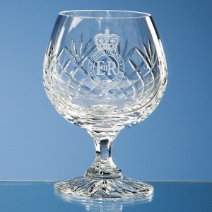 Durham Lead Crystal Panel Brandy