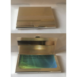 Silver Plated Business Card Holder 830