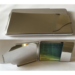 Silver Plated Business Card Holder 830