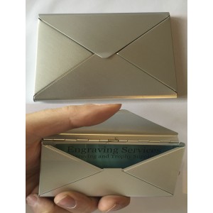 Silver Plated Business Card Holder 830