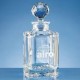 0.8Ltr Crystalite Square Decanter