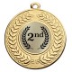 Gold Contour Silver 2nd Place Medal – 50mm (2″)