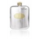 Purse Pewter Hipflask With Brass Plate