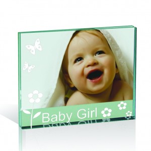 Baby Girl Photo Frame Large 